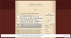 Desktop Screenshot of jerrylandry.wordpress.com