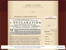 Tablet Screenshot of jerrylandry.wordpress.com