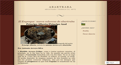 Desktop Screenshot of abartraba.wordpress.com