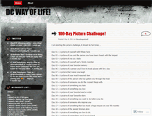 Tablet Screenshot of dcwayoflife.wordpress.com