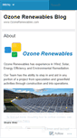 Mobile Screenshot of ozonerenewables.wordpress.com