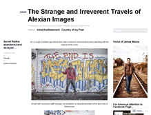 Tablet Screenshot of alexianimages.wordpress.com