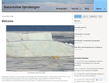 Tablet Screenshot of natureviewspitsbergen.wordpress.com