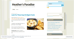 Desktop Screenshot of heatherparadise.wordpress.com