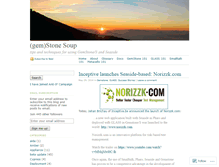 Tablet Screenshot of gemstonesoup.wordpress.com