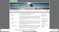 Desktop Screenshot of 6continents.wordpress.com