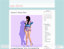 Tablet Screenshot of lesgirls.wordpress.com