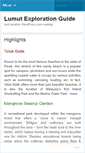 Mobile Screenshot of explorelumut.wordpress.com