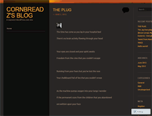 Tablet Screenshot of cornbreadz.wordpress.com