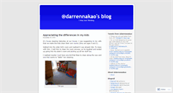 Desktop Screenshot of darrennakao.wordpress.com