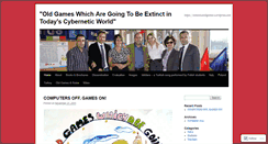 Desktop Screenshot of comeniusoldgames.wordpress.com
