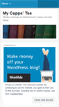 Mobile Screenshot of mycuppatea.wordpress.com