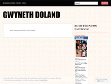 Tablet Screenshot of gwynethdoland.wordpress.com