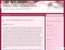 Tablet Screenshot of dailymomprayers.wordpress.com