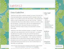 Tablet Screenshot of kah5412.wordpress.com