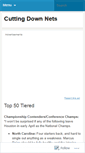 Mobile Screenshot of cuttingdownnets.wordpress.com