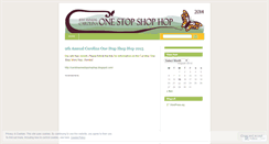 Desktop Screenshot of onestopshophop.wordpress.com