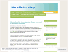 Tablet Screenshot of mikeinmanila.wordpress.com