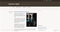 Desktop Screenshot of mpartnersdigital.wordpress.com