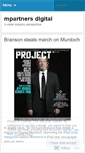 Mobile Screenshot of mpartnersdigital.wordpress.com