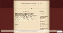 Desktop Screenshot of nathancrichards.wordpress.com