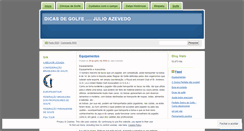 Desktop Screenshot of dicasdegolfe.wordpress.com