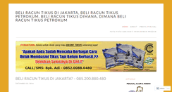 Desktop Screenshot of beliracuntikusdijakarta.wordpress.com