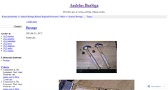 Desktop Screenshot of andriusburlega.wordpress.com