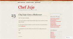 Desktop Screenshot of chefjuje.wordpress.com