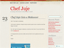 Tablet Screenshot of chefjuje.wordpress.com