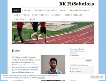 Tablet Screenshot of dkfitsolutions.wordpress.com