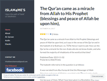 Tablet Screenshot of islam4me.wordpress.com