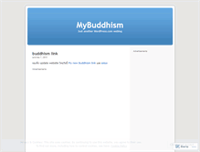 Tablet Screenshot of mybuddhism.wordpress.com