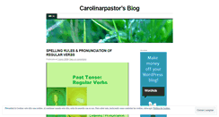 Desktop Screenshot of carolinarpastor.wordpress.com