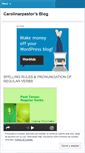 Mobile Screenshot of carolinarpastor.wordpress.com