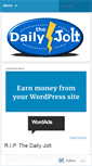 Mobile Screenshot of dailyjolt.wordpress.com