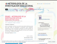 Tablet Screenshot of metodologiauamericas.wordpress.com