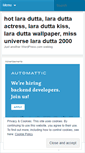 Mobile Screenshot of laraduttahot.wordpress.com