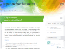 Tablet Screenshot of experimentandoquimica.wordpress.com