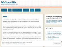 Tablet Screenshot of mrlocalbiz.wordpress.com