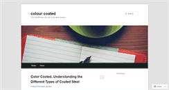 Desktop Screenshot of colourscoated.wordpress.com