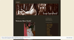 Desktop Screenshot of lovelavished.wordpress.com