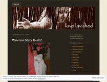 Tablet Screenshot of lovelavished.wordpress.com