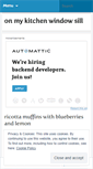 Mobile Screenshot of mykitchenwindowsill.wordpress.com