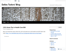 Tablet Screenshot of dallastudors.wordpress.com