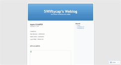 Desktop Screenshot of 59fiftycap.wordpress.com