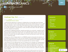Tablet Screenshot of iluminaorganics.wordpress.com