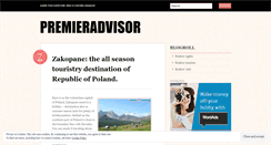 Desktop Screenshot of premieradvisor.wordpress.com