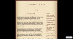 Desktop Screenshot of beatlebaby.wordpress.com