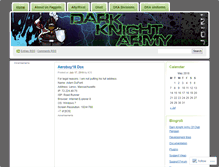 Tablet Screenshot of darkknightarmyofcp.wordpress.com